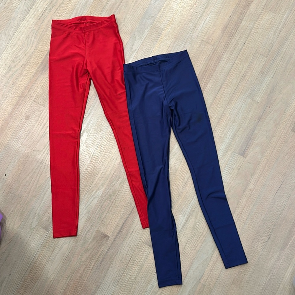 American Apparel Nylon Tricot Shiny Leggings